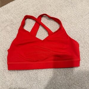Lululemon Envital Bra Medium Support B/C cup Grenadine Red Color